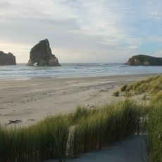 Wharariki Beach