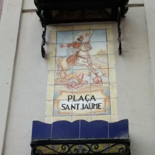 Ceramic panel of Saint James
