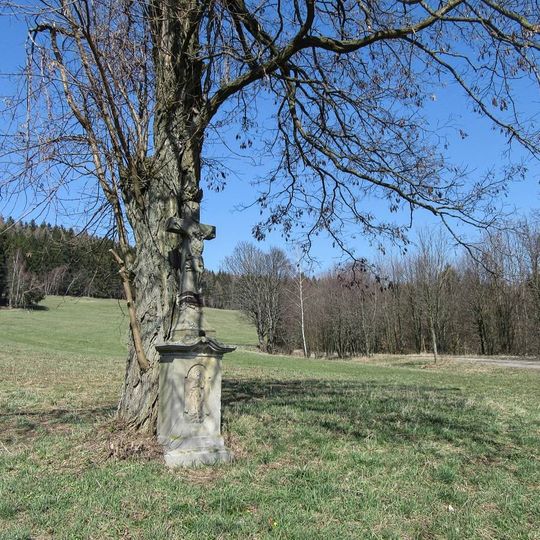 Kříž severně od Janoušova u cesty
