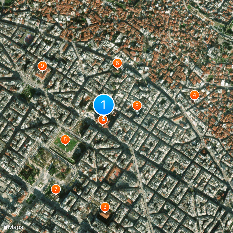 Hagios Demetrios Map