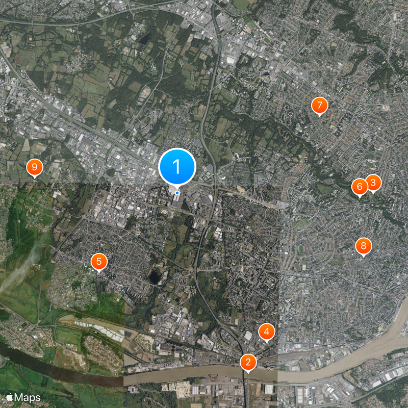 Atlantis le Centre Map