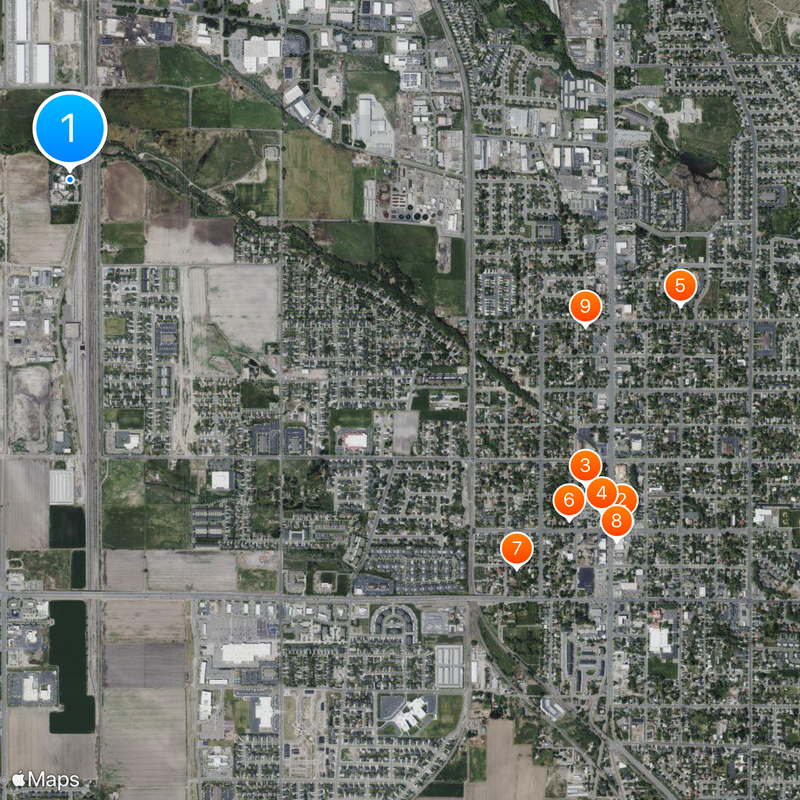 Provo Canyon School Map