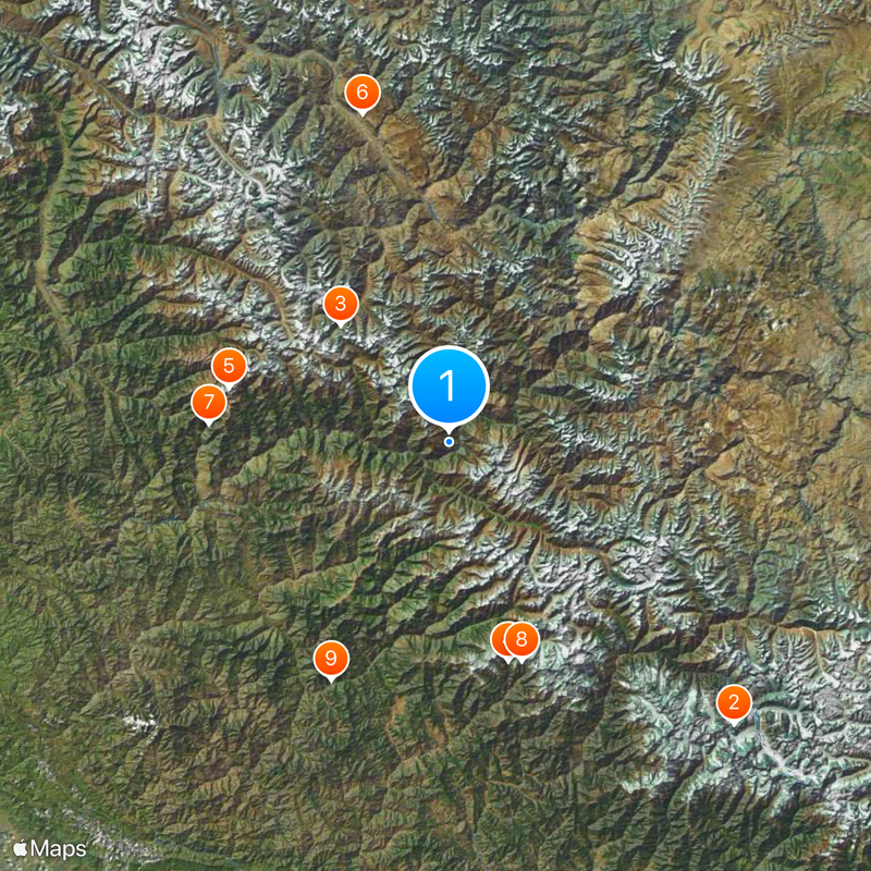 Kalpa, Himachal Pradesh Map