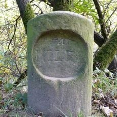 Huddersfield Narrow Canal; 4 Miles Post Adjacent Lock 18