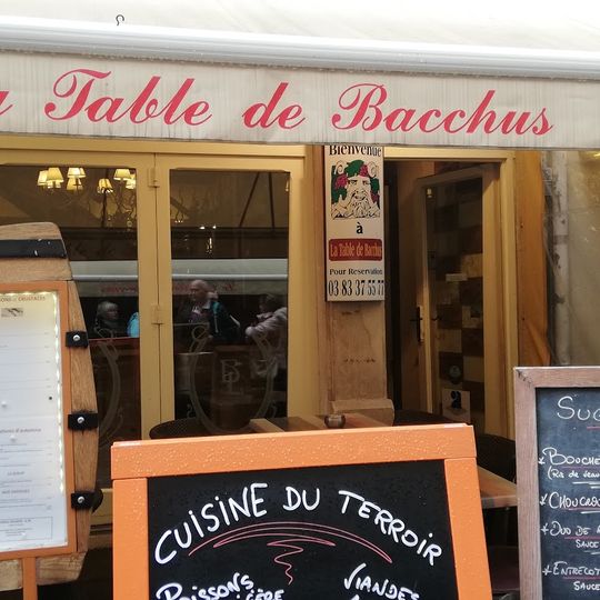 La Table de Bacchus