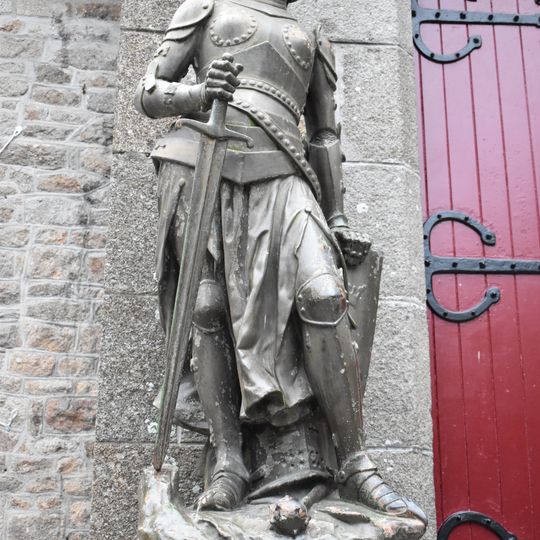 Statue de Jeanne d'Arc au Mont Saint Michel