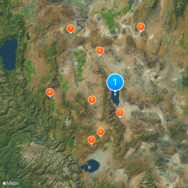 Walker Lake Map