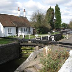 Lock No 46 And Adjoining Bridge No 137 On Grand Union Canal