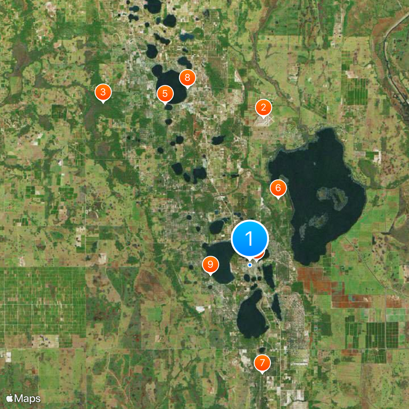 Lake Placid Map