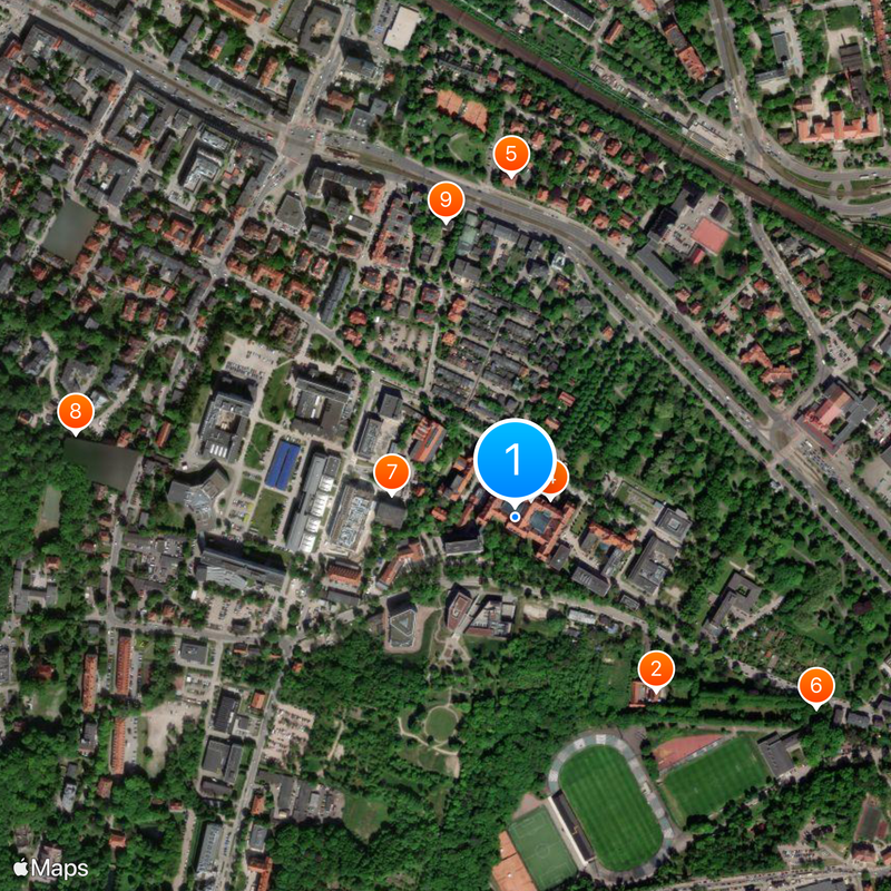 École polytechnique de Gdańsk Carte