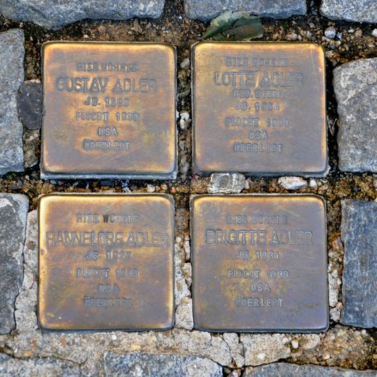 Stolperstein dedicated to Hannelore Adler