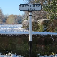 Milepost To Chester Cross 75 Metres South Of Netherleigh House