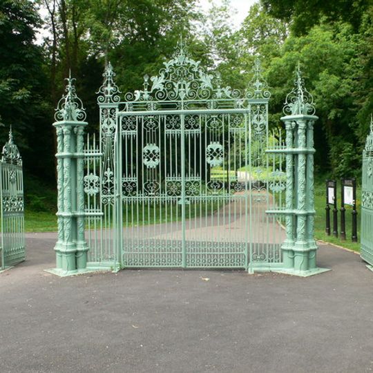 Entrance Gates To Pontypool Park.