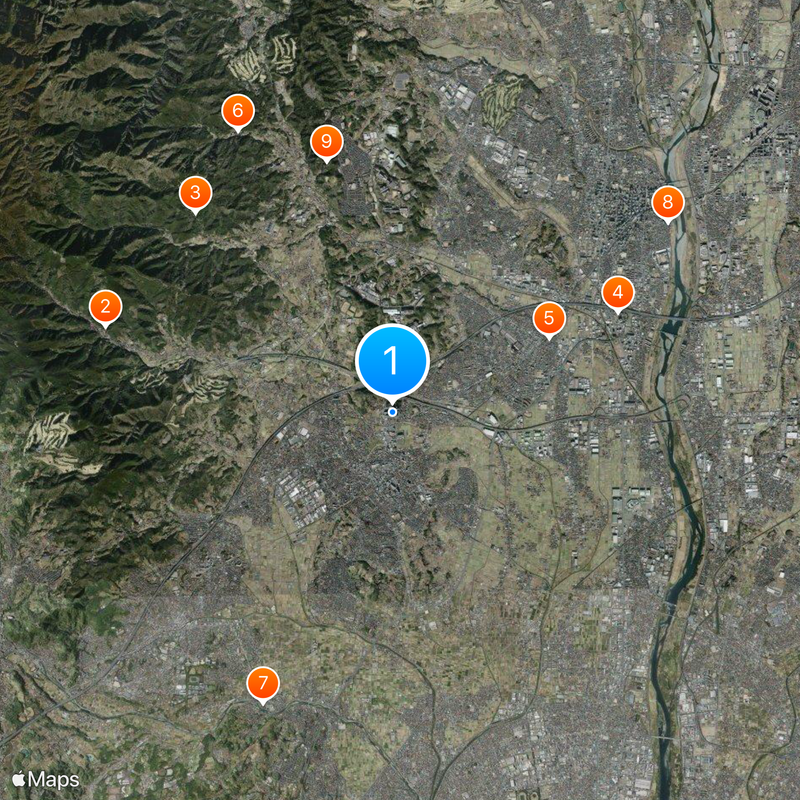 Tokai University Hospital Map
