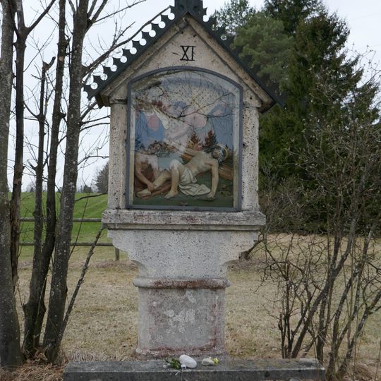 Kreuzwegstation Burg in Wielenbach