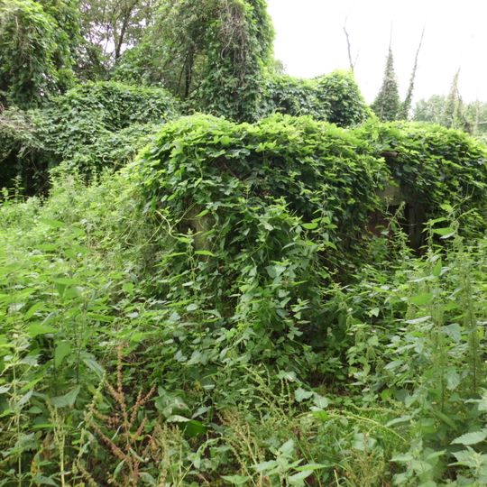 Kazemat GL120 op de liniedijk langs de A12