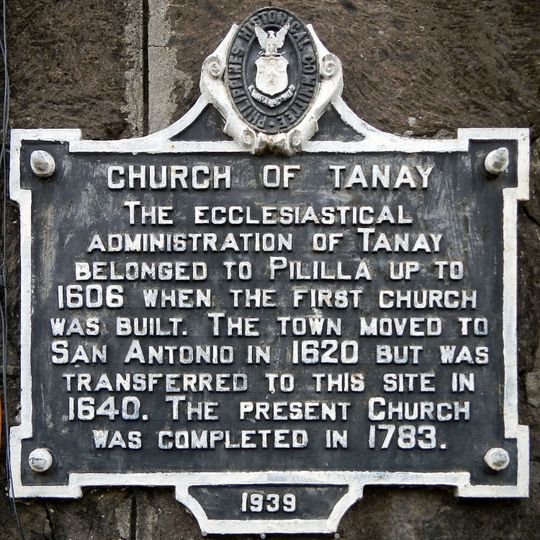 Church of Tanay historical marker