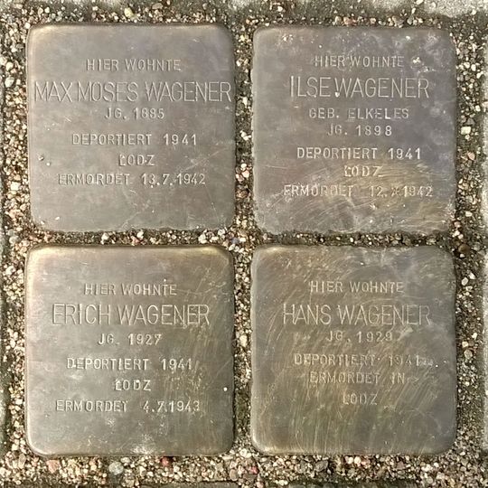 Stolperstein en memoria de Ilse Wagener