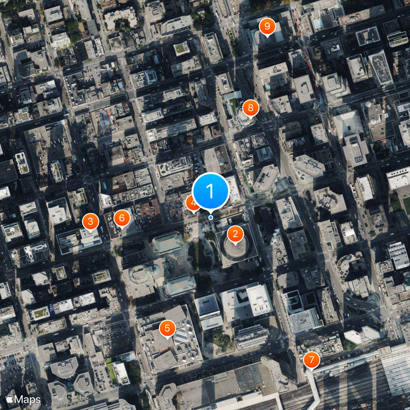 Canada's Walk of Fame Map