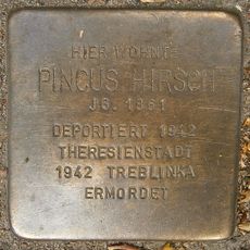 Stolperstein en memoria de Pincus Hirsch