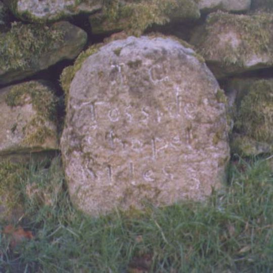 Milestone, W of Rathmell on Hesley Lane, opp Hesley Cottage