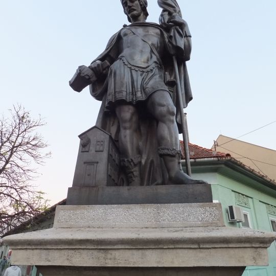 Saint Florian statue in Pančevo