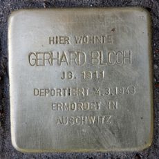 Stolperstein à la mémoire de Gerhard Bloch