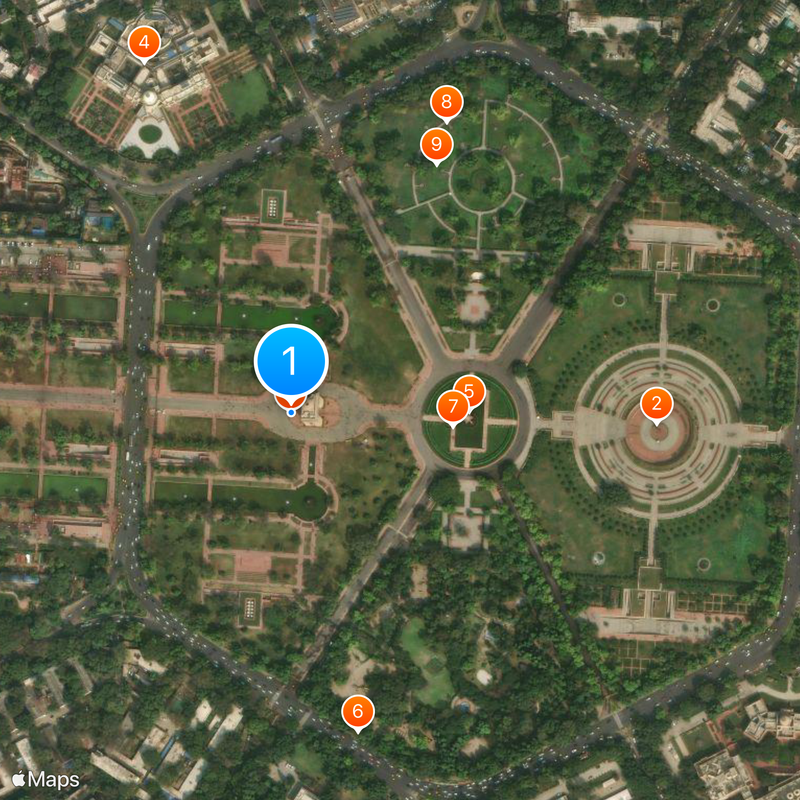 India Gate Map