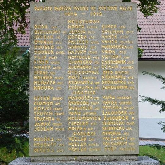Pomník padlým v Neustupově