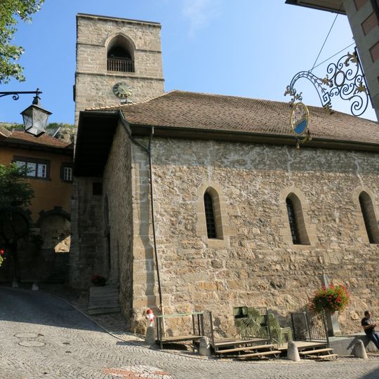 Saint Symphorian Church with archeological site