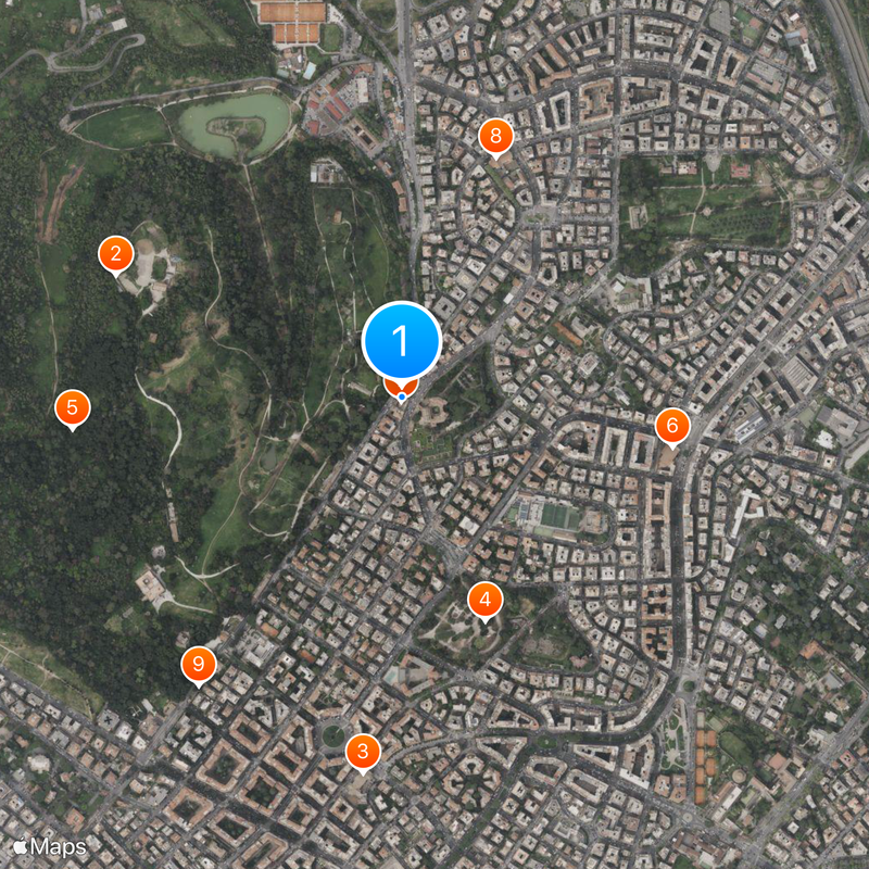 Catacomb of Priscilla Map