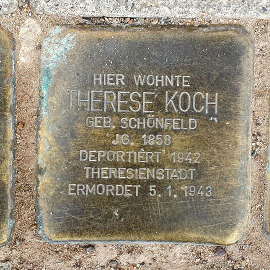Stolperstein dedicated to Georg  Koch