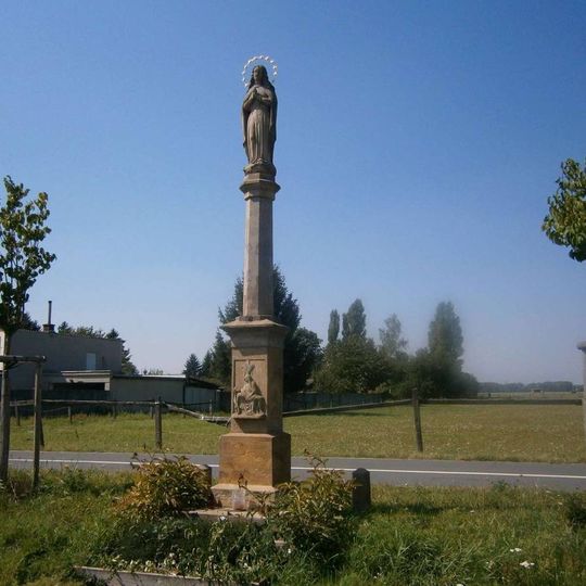 Sloup Panny Marie na kraji Střelic