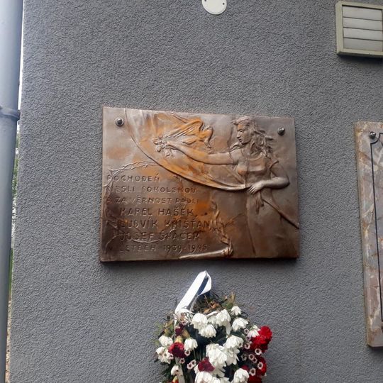 Pamětní deska obětem 2. světové války