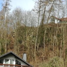 Sandsteinfelsen an der Flüburg