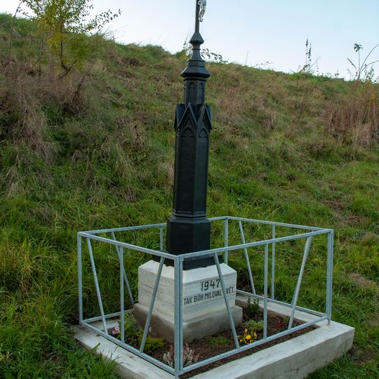 Wayside cross near Chlébské