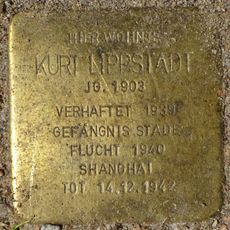 Stolperstein à la mémoire de Kurt Lippstadt