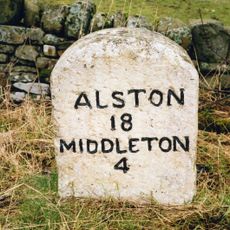 Milestone 100 Metres West Of Ettersgill Bridge