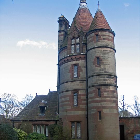 North Lodge, attached former pay office and yard with storeshed and closet