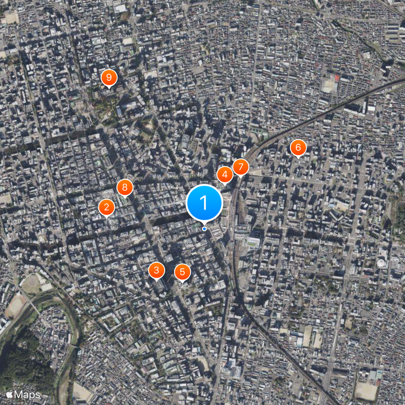 Sendai Station Map