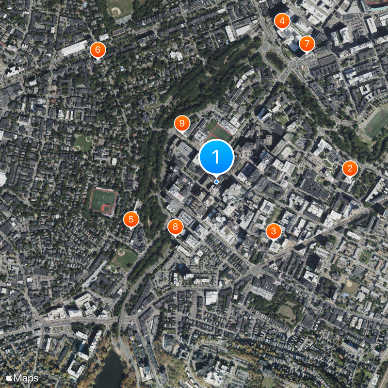 Dana–Farber Cancer Institute Map
