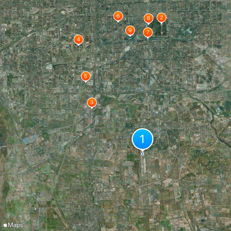 Beijing Nanyuan Airport Map