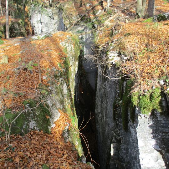 Trockene Klamm