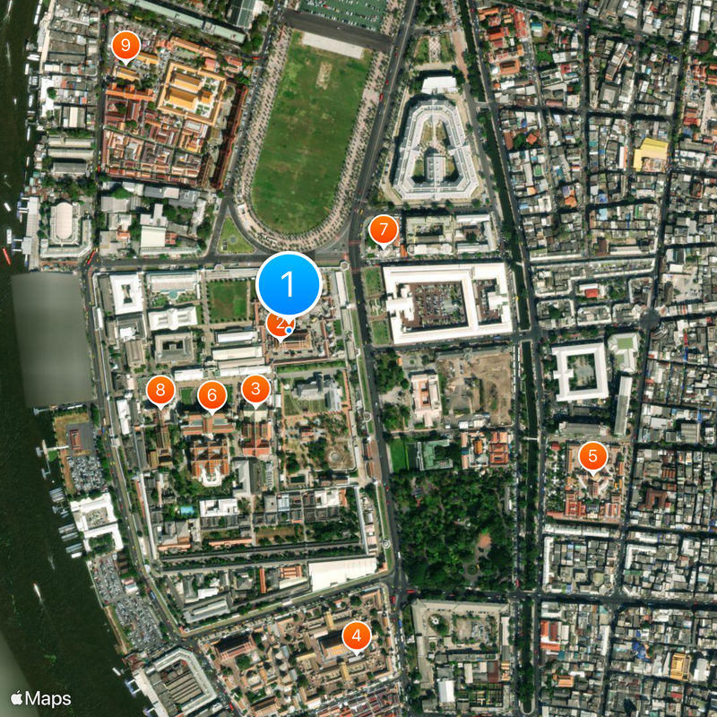 Bouddha d'Émeraude Carte