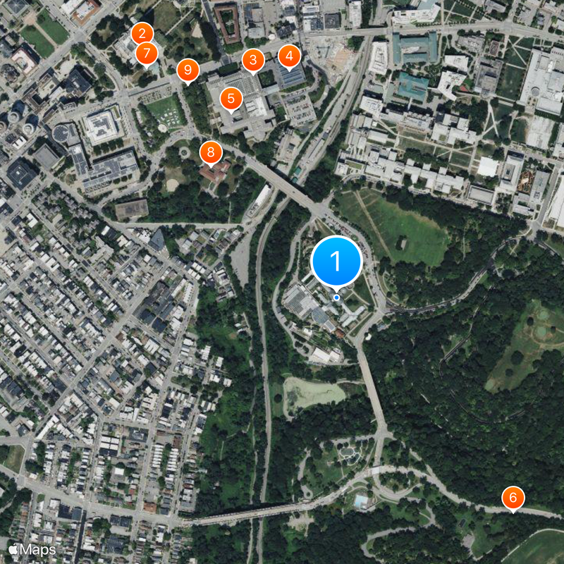 Phipps Conservatory and Botanical Gardens Mappa