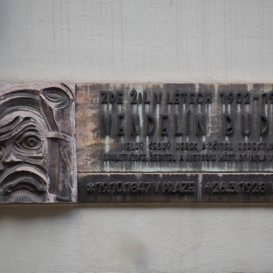 Pamětní deska Vendelínu Budilovi