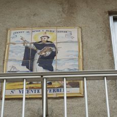 Ceramic panel of Saint Vincent Ferrer