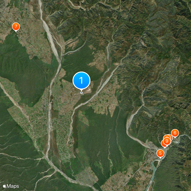 Jolly Grant Airport Map