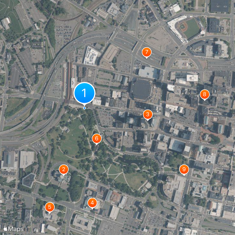 High Street Historic District Mapa