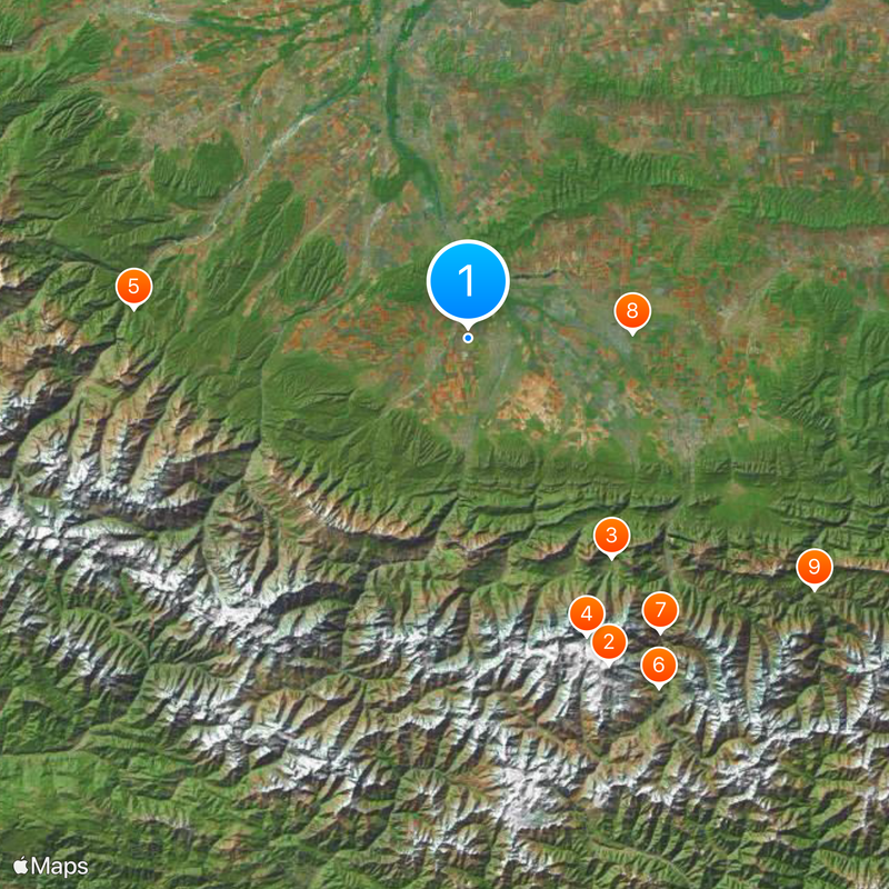 Osetia del Norte-Alania Mapa